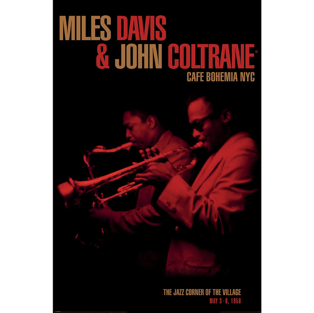 MILES DAVIS AND JOHN COLTRANE (CAFE BOHEMIA) MAXI POSTER