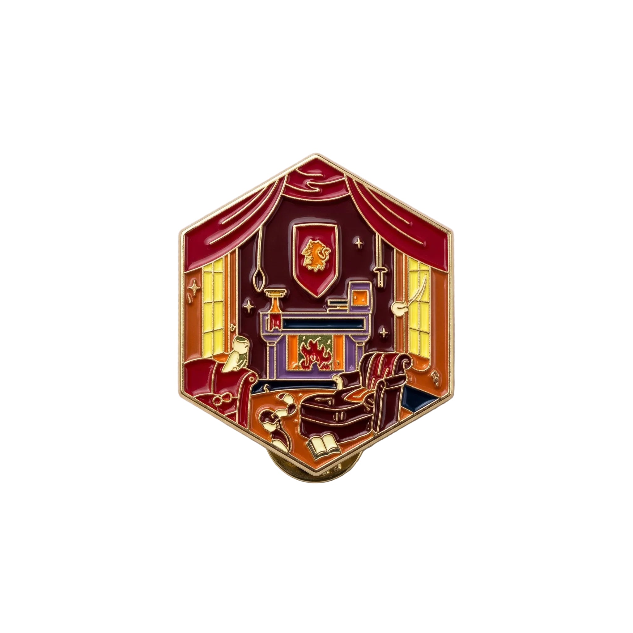 Harry Potter House Red pin badge