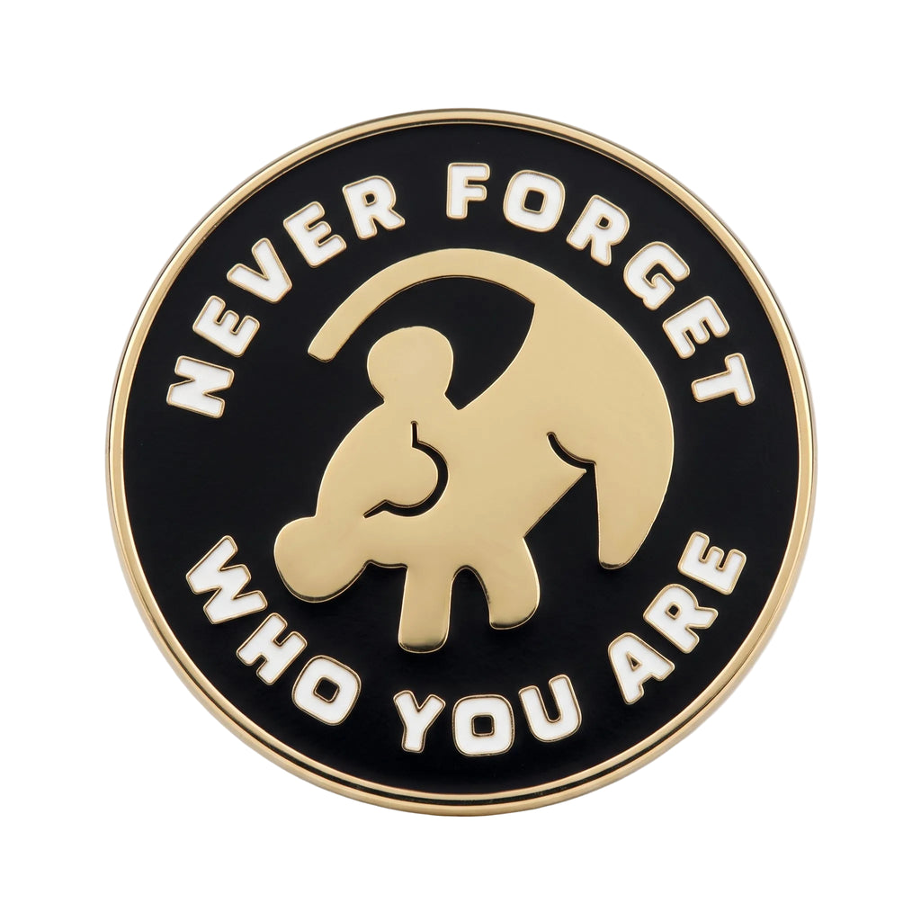 Lion King Never forget who you are Pin Badge