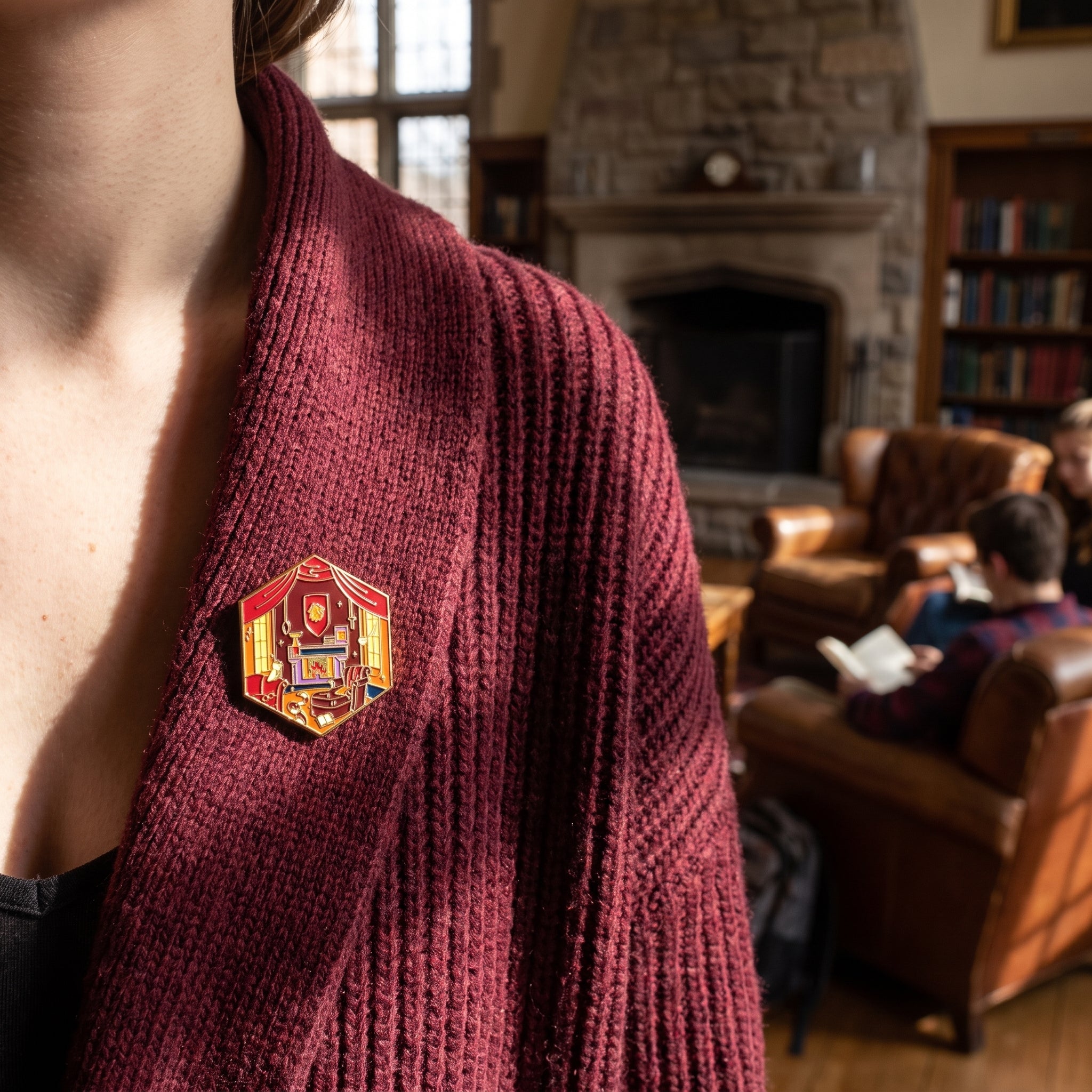 Harry Potter House Red pin badge