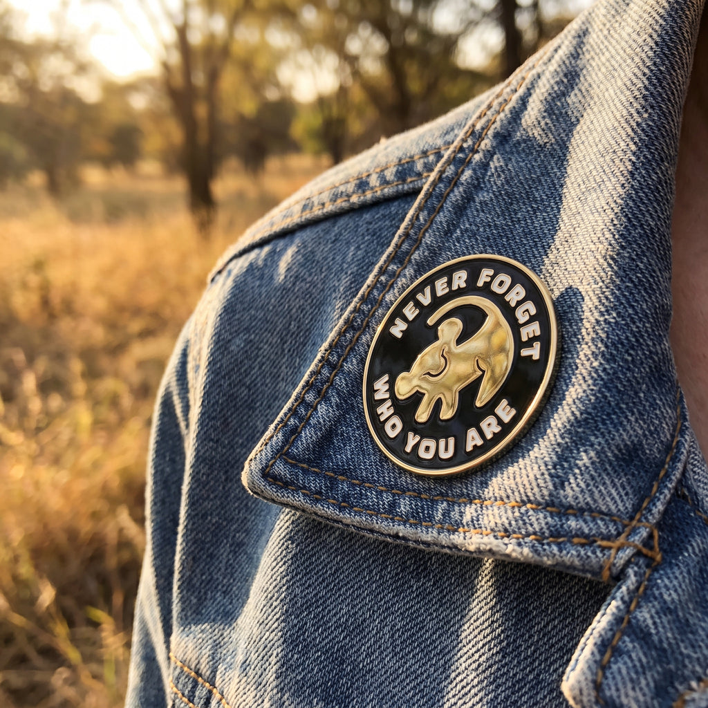 Lion King Never forget who you are Pin Badge