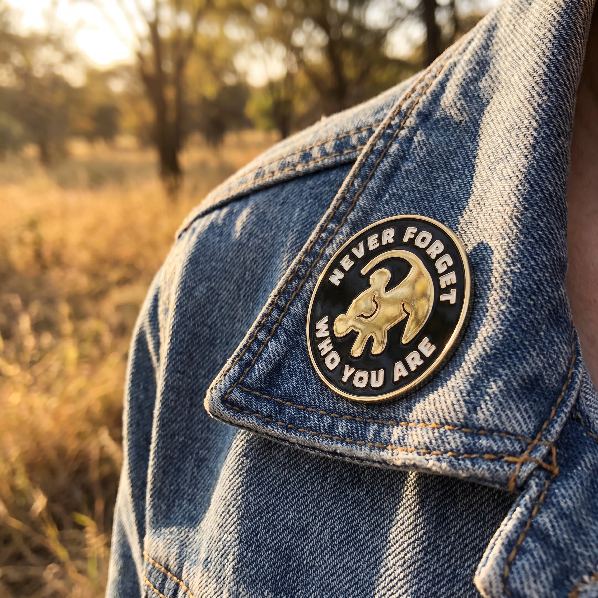 Lion King Never forget who you are Pin Badge