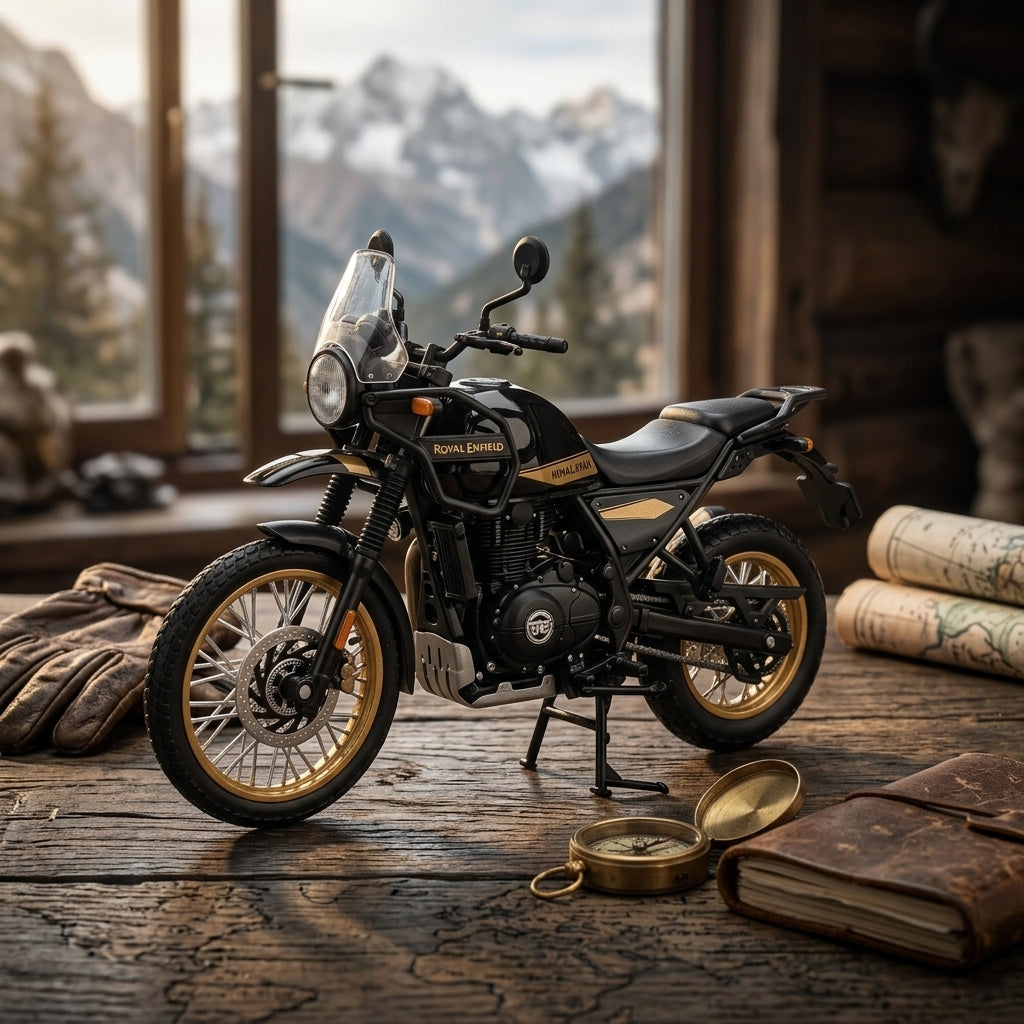 Royal Enfield Himalayan Hanle Black 1:12 Toy Vehicle
