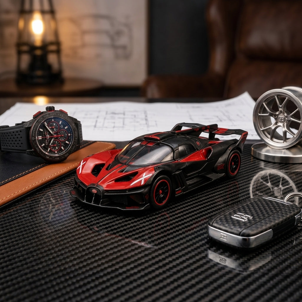 Bugatti Bolide Red 1:64