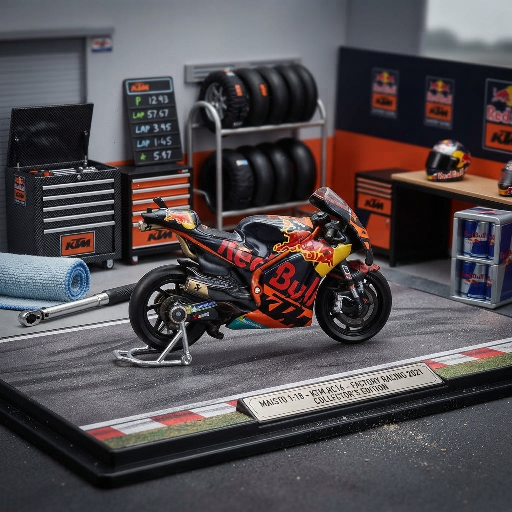 RC 16 redbull bike 1:18