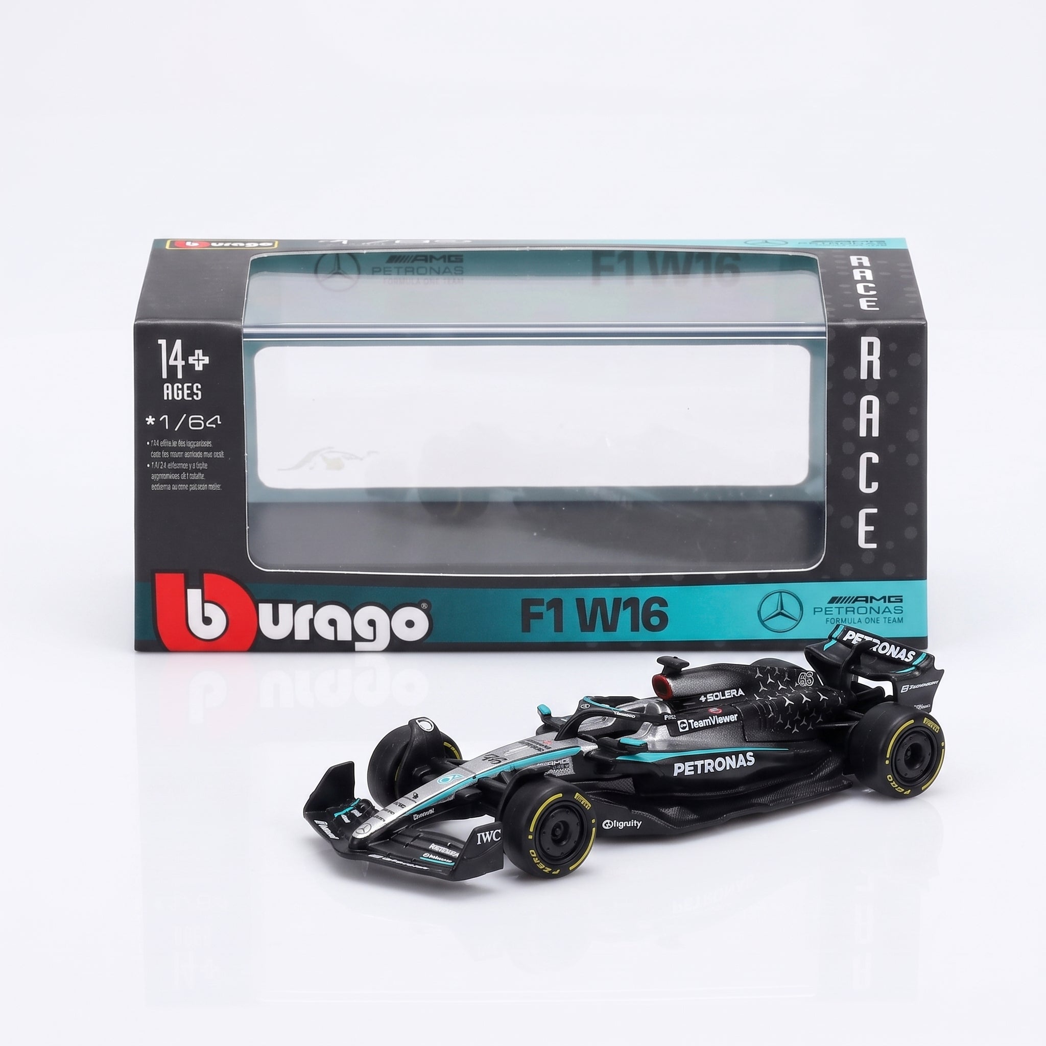 2025 Mercedes -Benz W16 No.63 1:64
