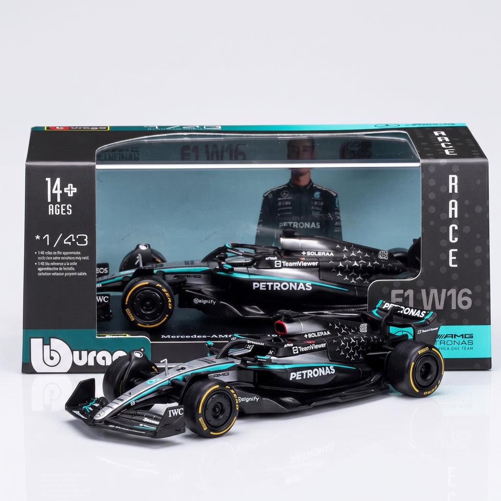 2025 Mercedes AMG Petronas W16 George R Toy Vehicle