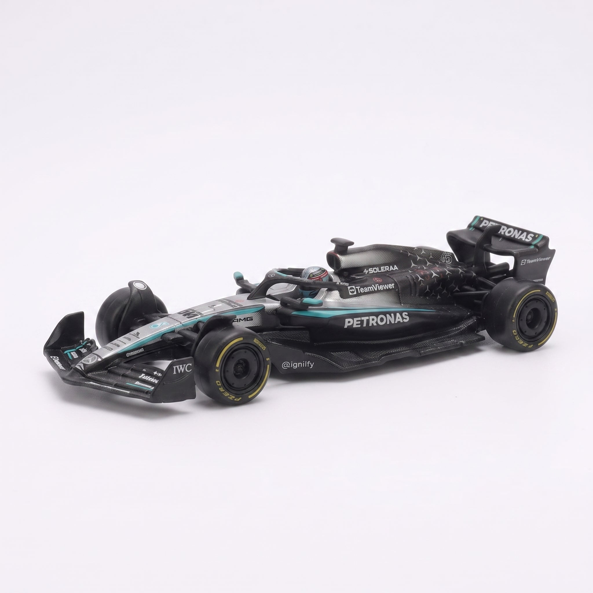 2025 Mercedes -Benz W16 No.63 1:64