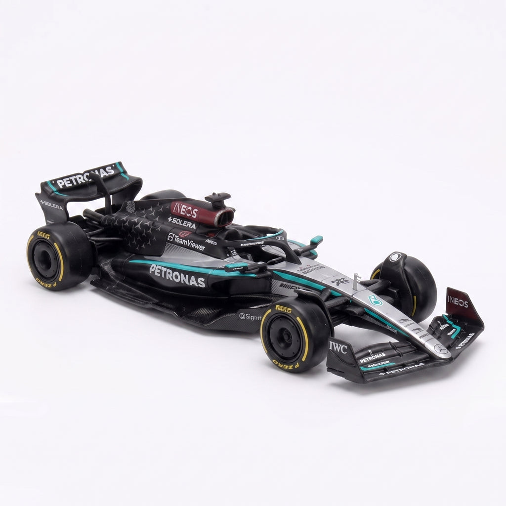 2025 Mercedes AMG Petronas W16 George R Toy Vehicle