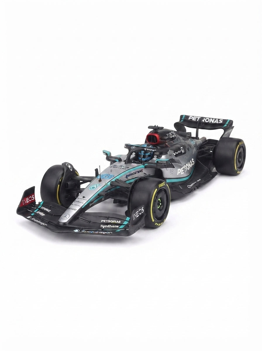 Mercedes W15 2024 No.63 George Rusell With HelmetToy Vehicle
