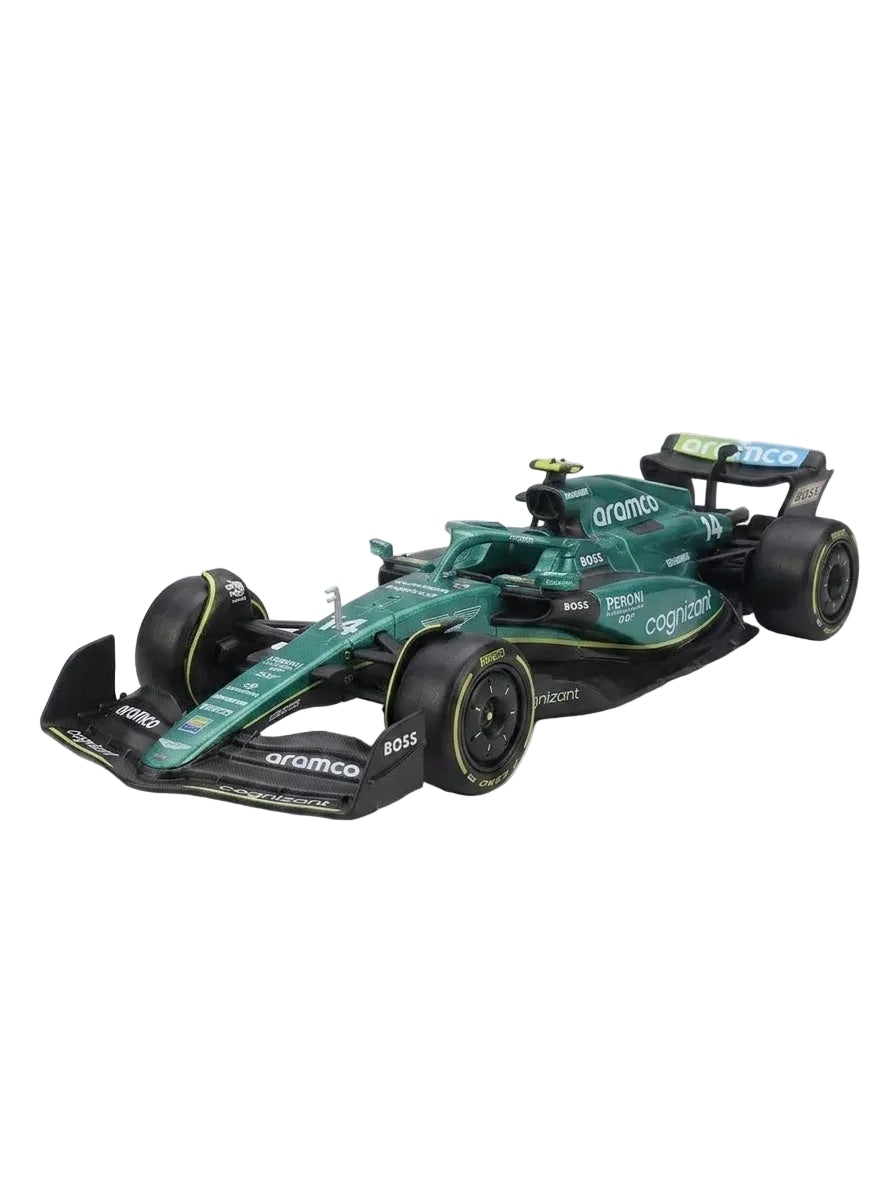 Bburago 1/43 Aston Martin AMR25 Fernando Alonso F1 Model