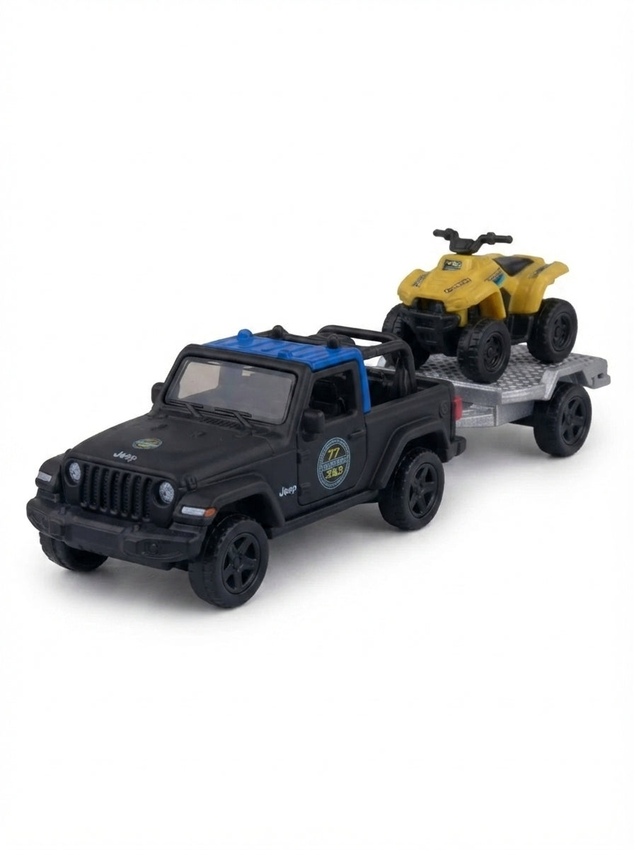 Majorette Metal Die-Cast Toy Cars - Yellow & Black Off-Road