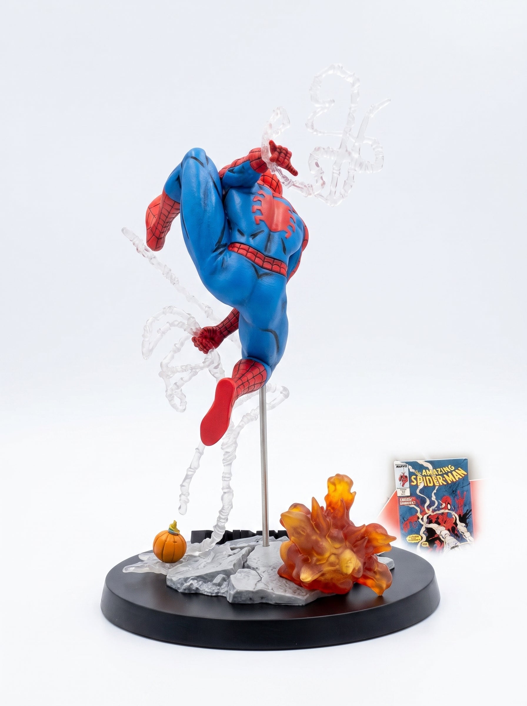 Marvel Spider-Man 1:10th Scale Collectible with Scene (The Amazing Spider-Man #302)