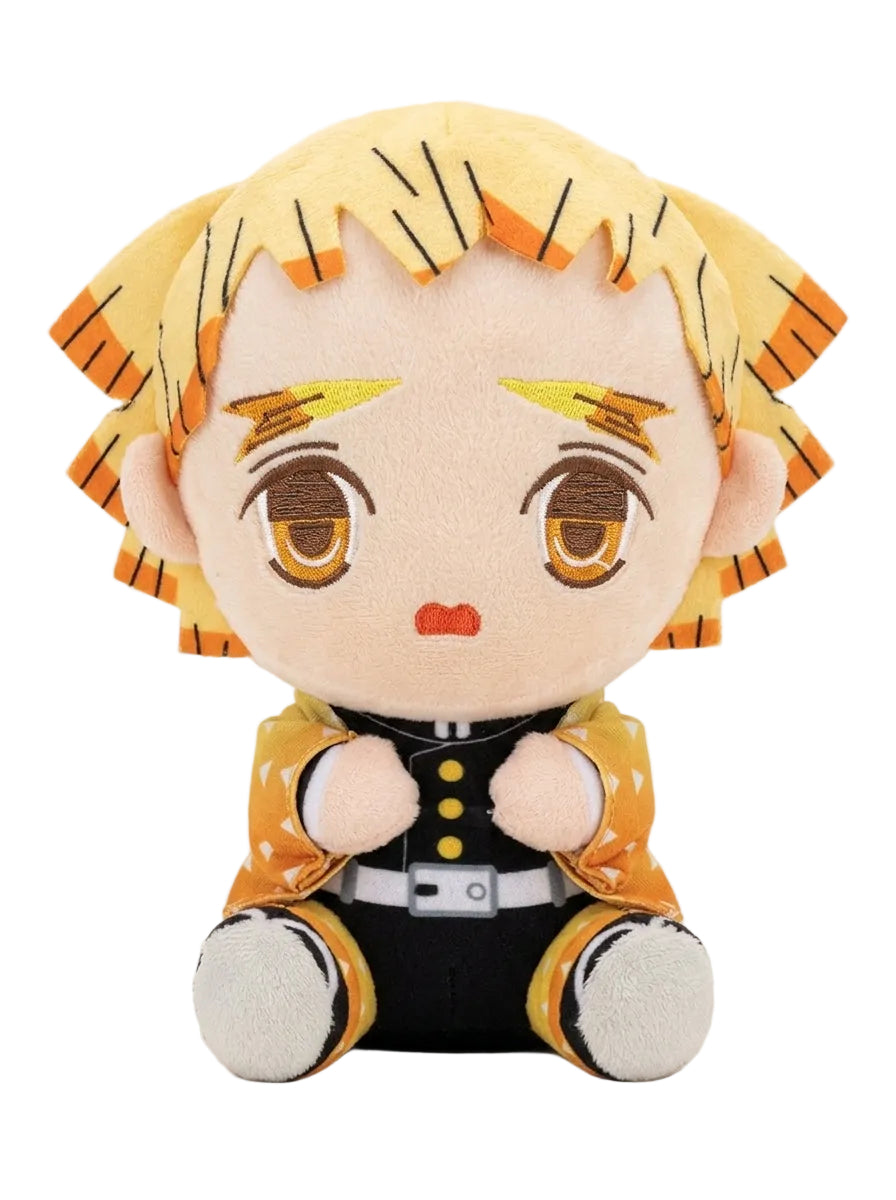 Zenitsu Agatsuma Plush Figure - Yellow/Black Fabric