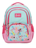 Barbie Light Blue & Pink Printed Backpack