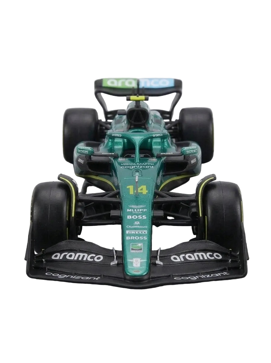 Bburago 1/43 Aston Martin AMR25 Fernando Alonso F1 Model