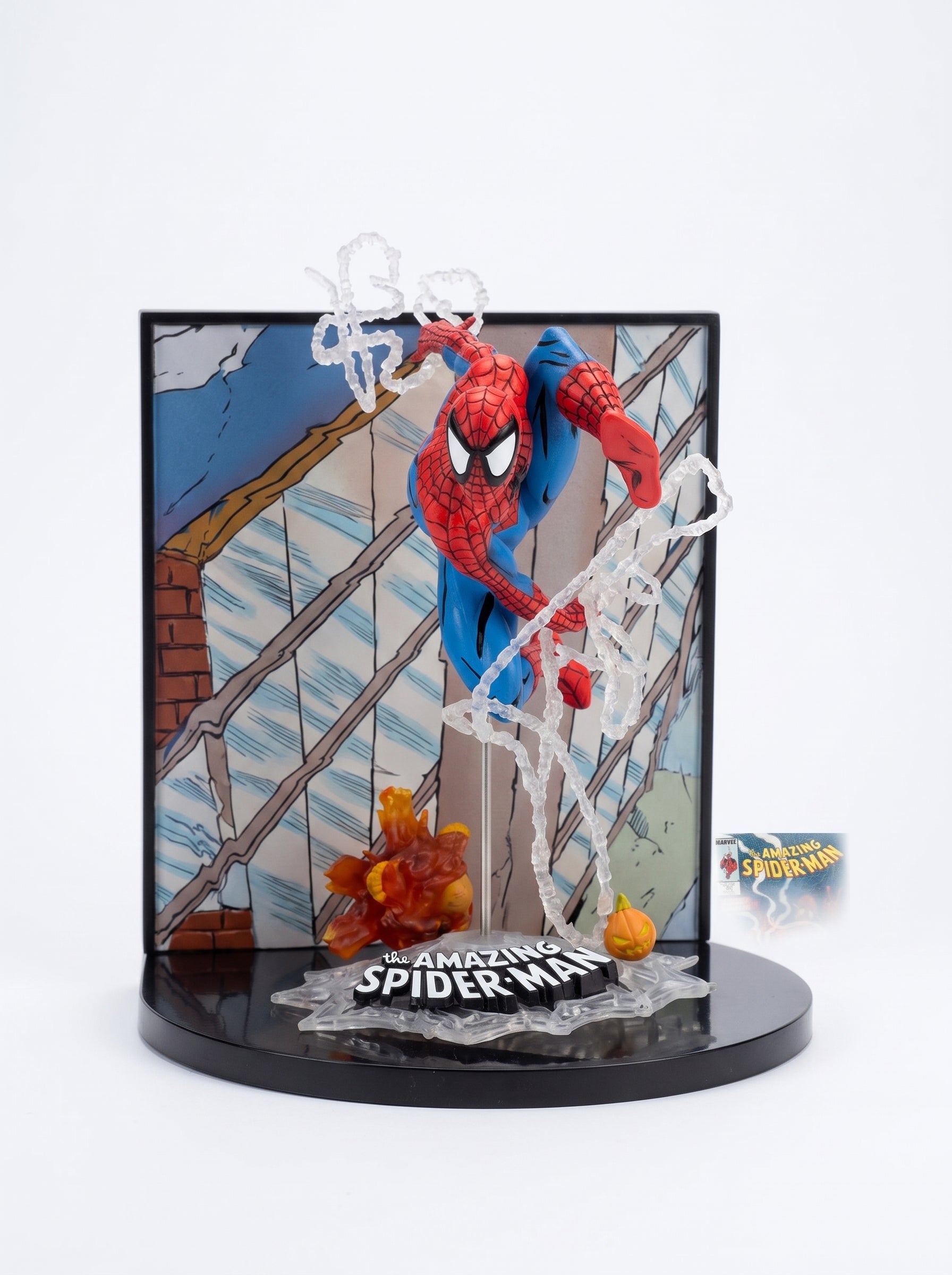 Marvel Spider-Man 1:10th Scale Collectible with Scene (The Amazing Spider-Man #302)