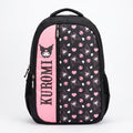 Hello Kitty 7598 FOR KIDS GIRLS 19 INCHES Black Pink Bag