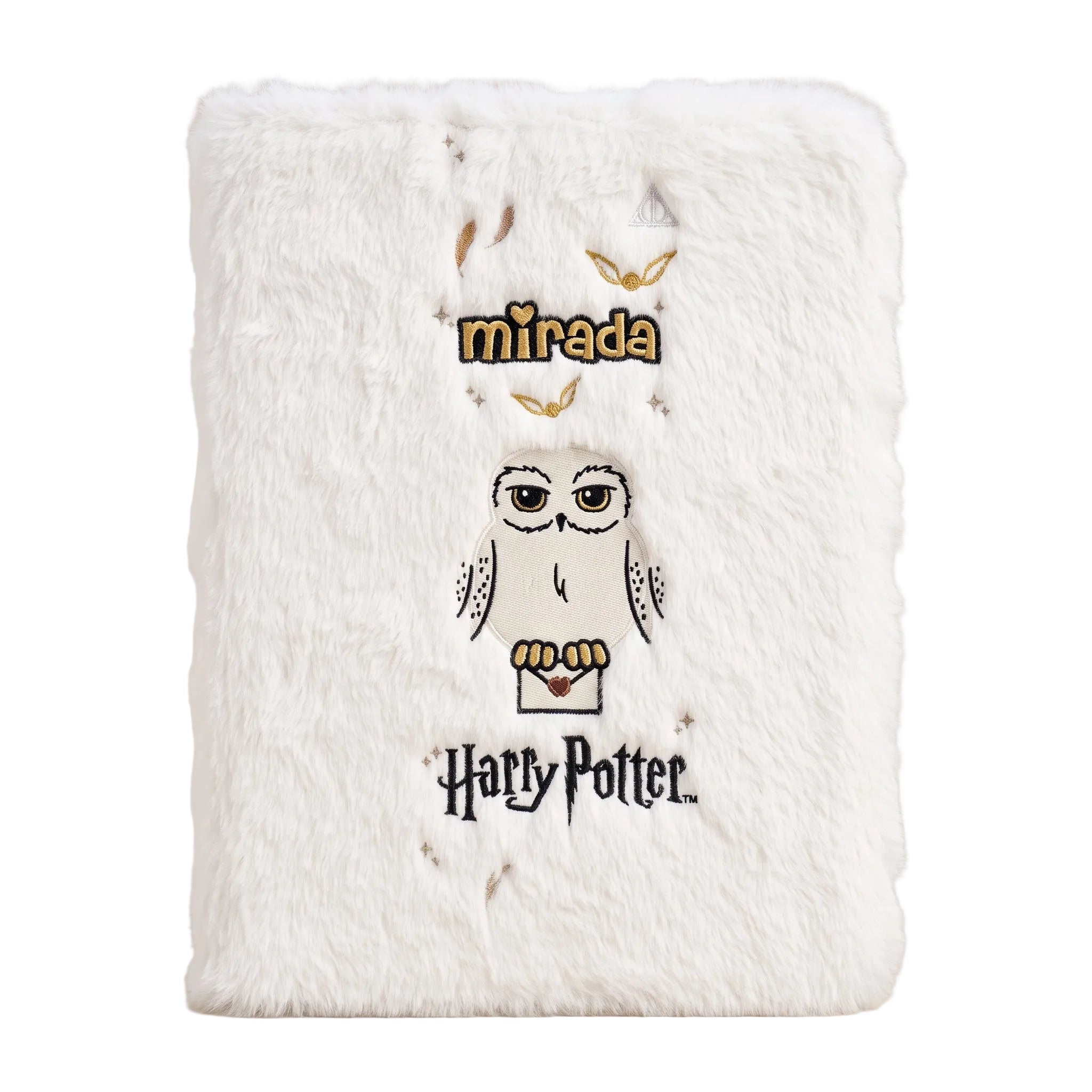Mirada Harry Potter Hedwig plush notebook