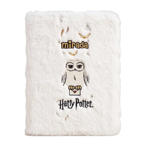 Mirada Harry Potter Hedwig plush notebook