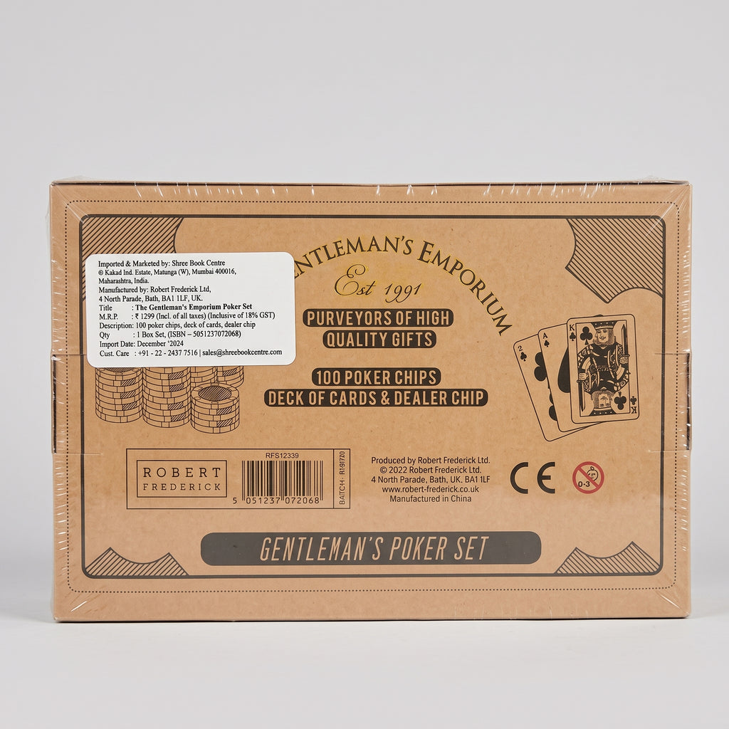 Gentlemen's Emporium - 100 Chip Poker Set