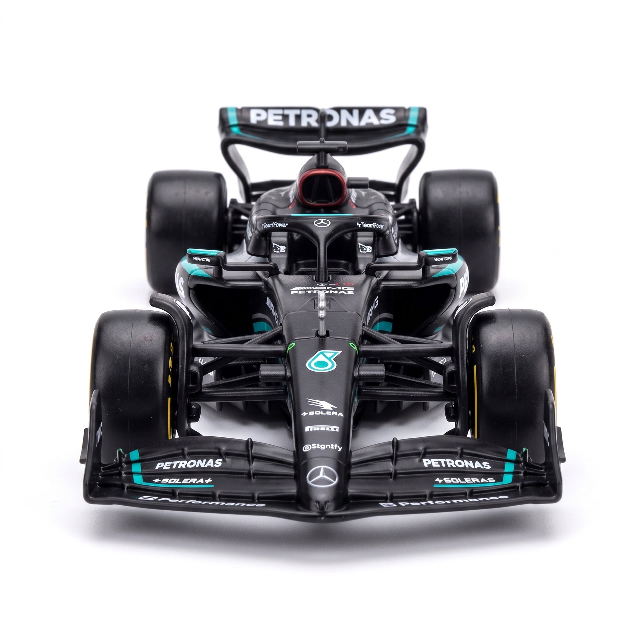 2025 Mercedes AMG Petronas W16 George R Toy Vehicle