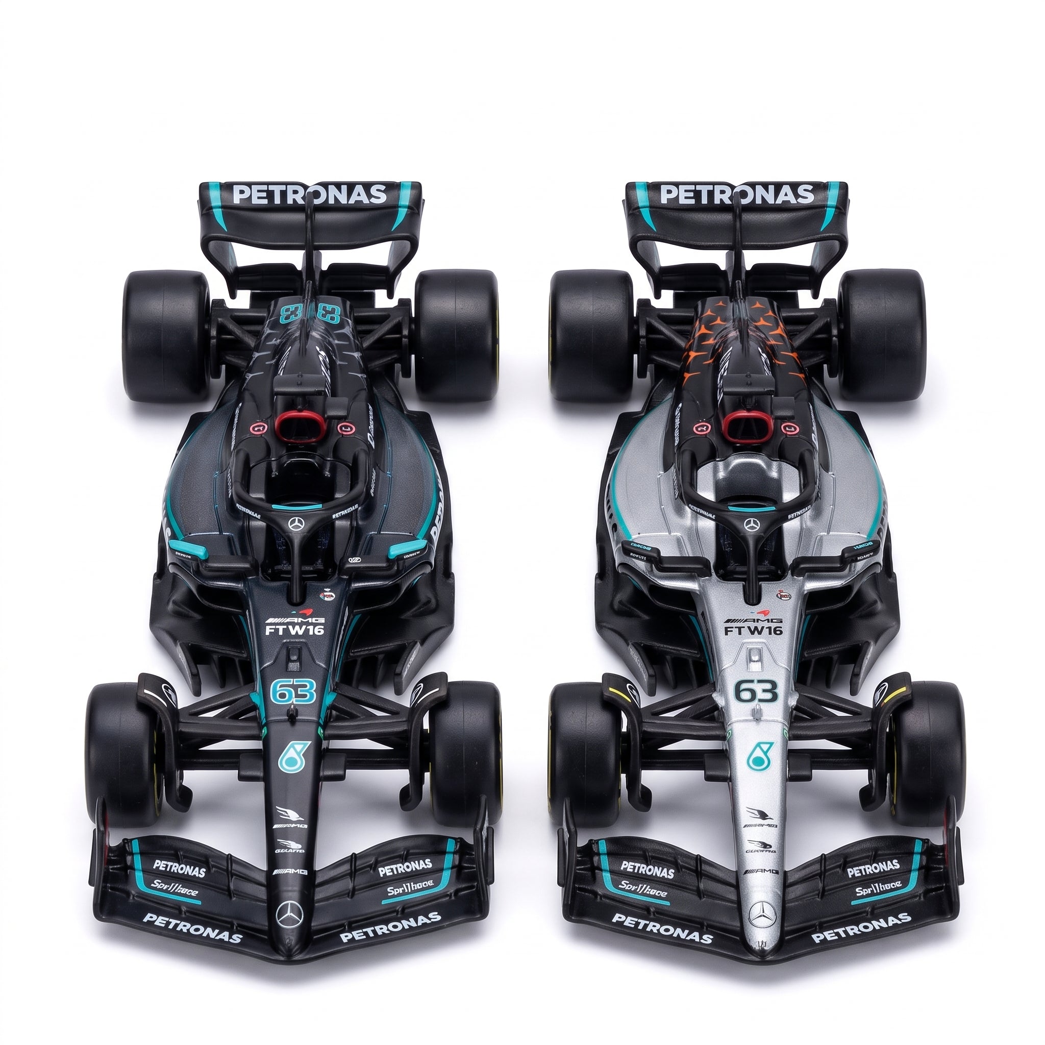 2025 Mercedes w16 Twin Pack 1:43 George Russell F1
