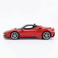 Ferrari Sf90 Stradale Red With Black Top Speed Icons India Diecast Car