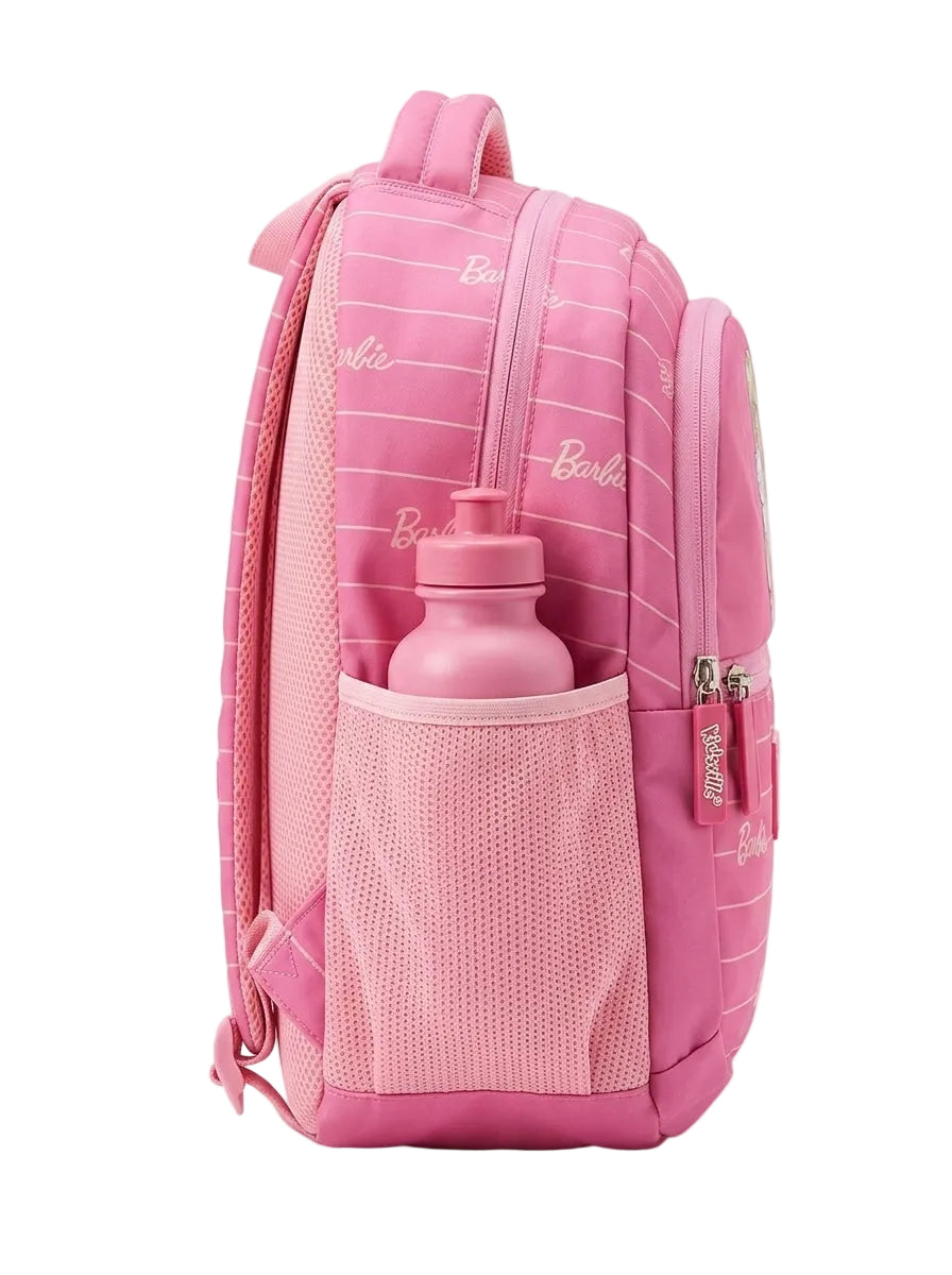 Barbie Pink Canvas Backpack - Kids School Bag