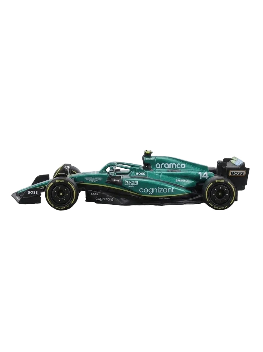Bburago 1/43 Aston Martin AMR25 Fernando Alonso F1 Model