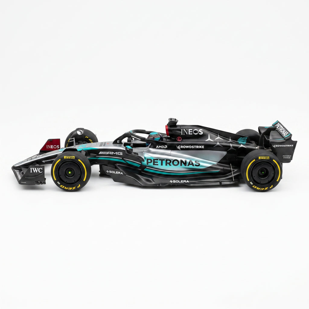 Mercedes W15 2024 No.63 George Rusell With HelmetToy Vehicle