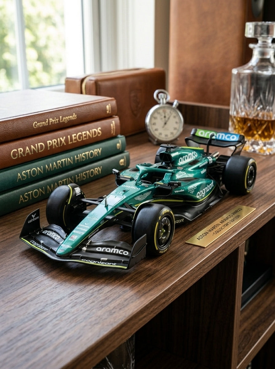 Bburago 1:24 Aston Martin AMR25 Lance Stroll F1 Model Car