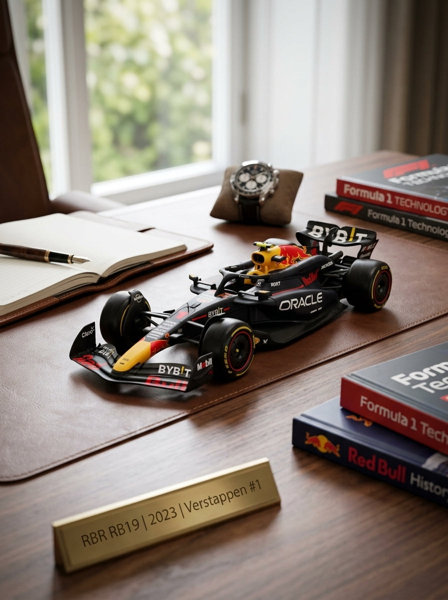 Bburago 124 Red Bull RB20 No.1 Max Verstappen with Figure