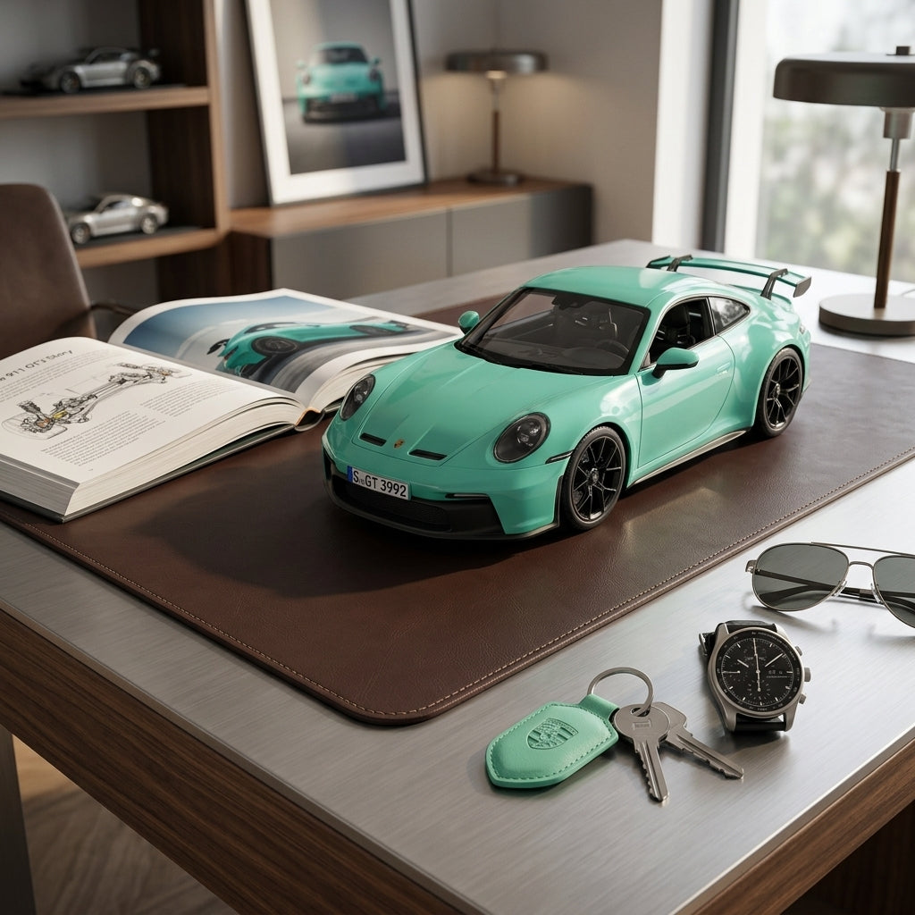Porsche 911 GT3 Green 1:24 Die-Cast Scale Model
