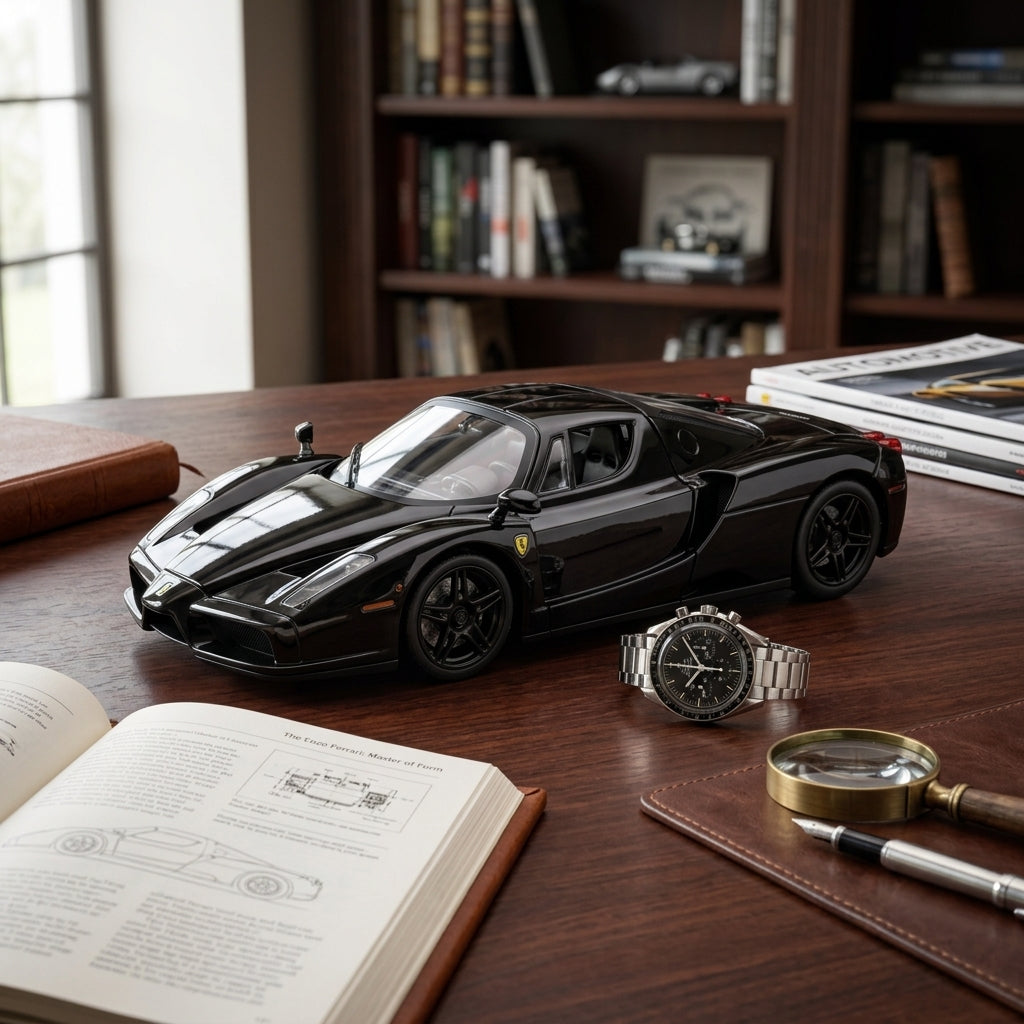 Enzo Ferrari Black Toy Vehicle