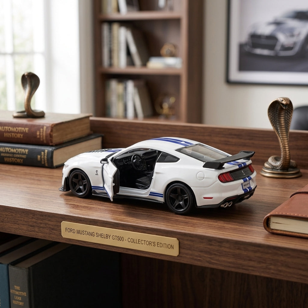 2020 Mustang Shelby GT500 white 1:64