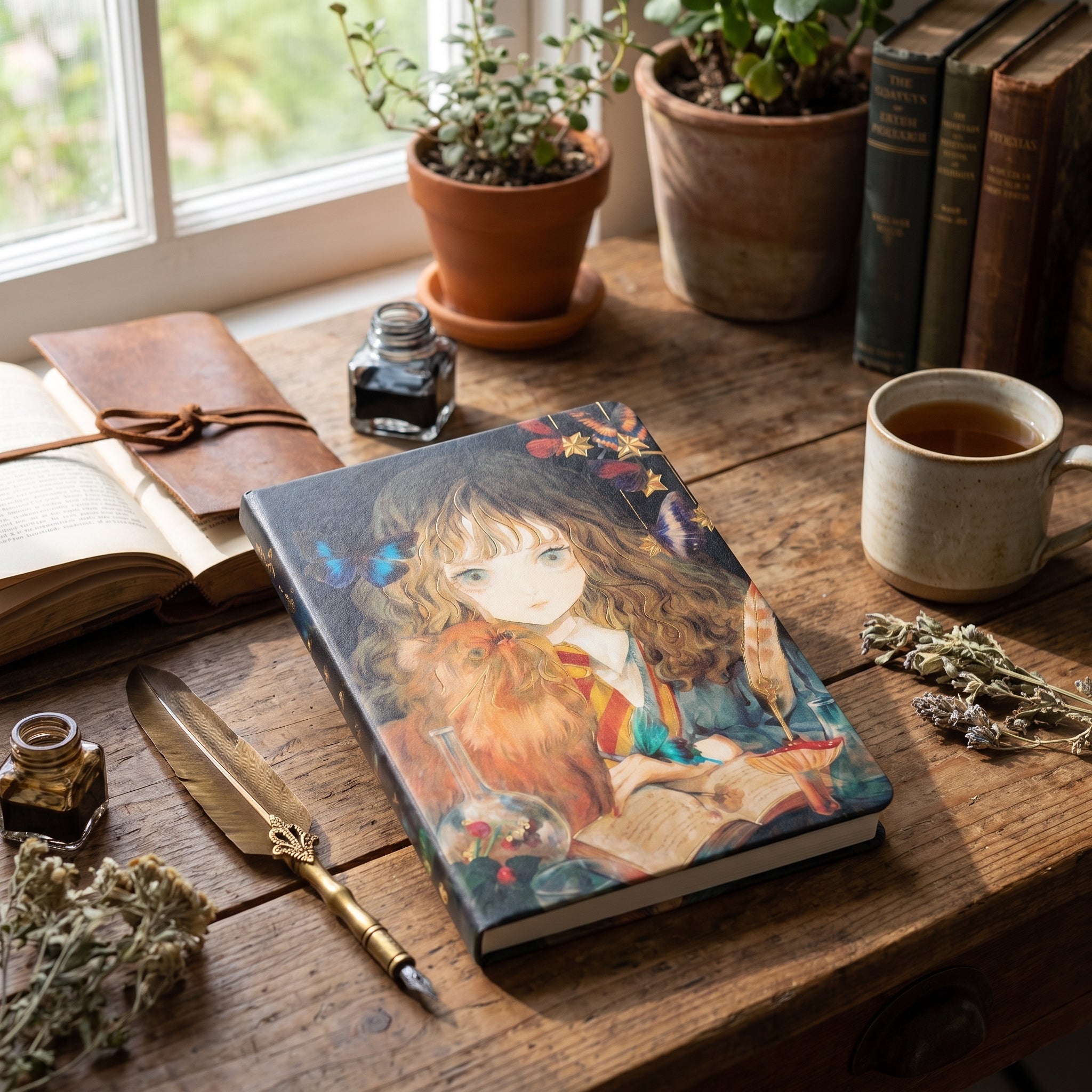 Harry Potter: Hermione Granger Journal with Ribbon Charm