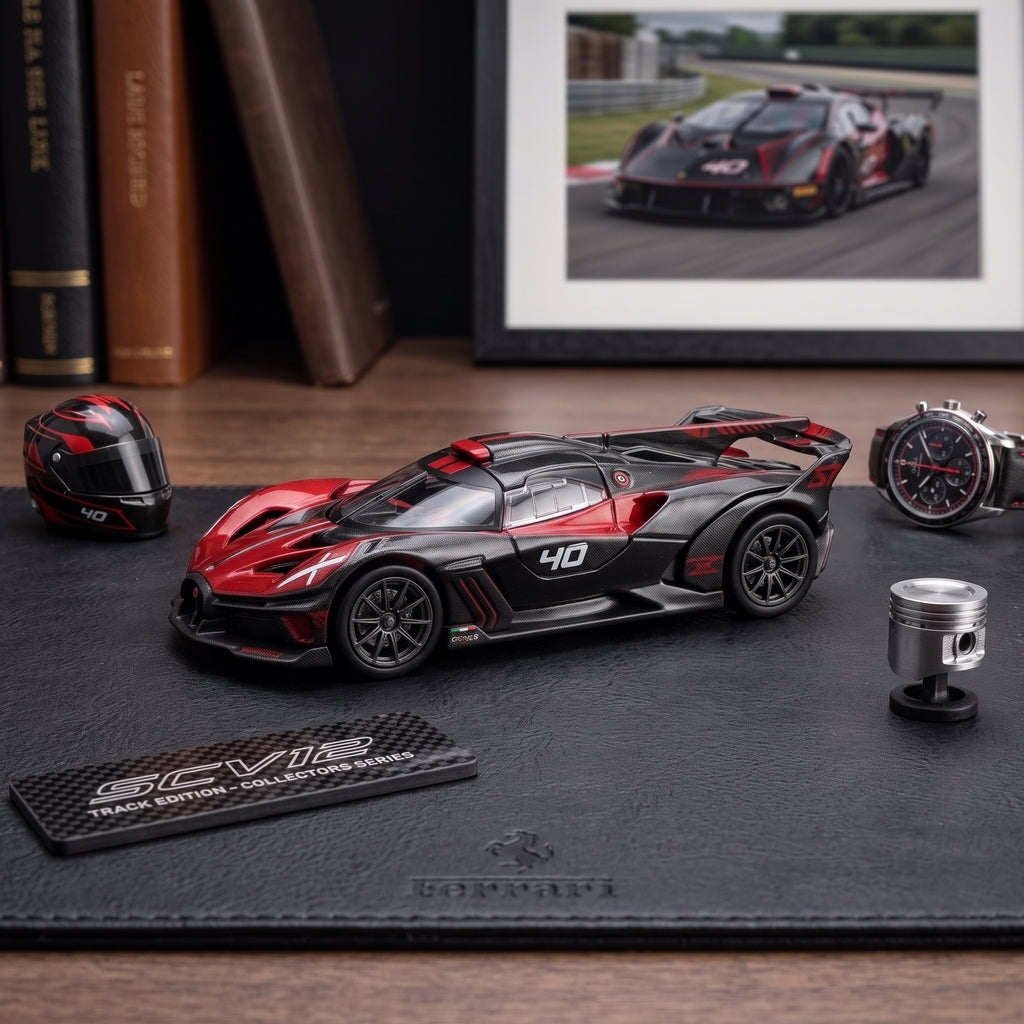 Bugatti Bolide Red 1:64 Bburago Licensed Diecast Scale Model Car