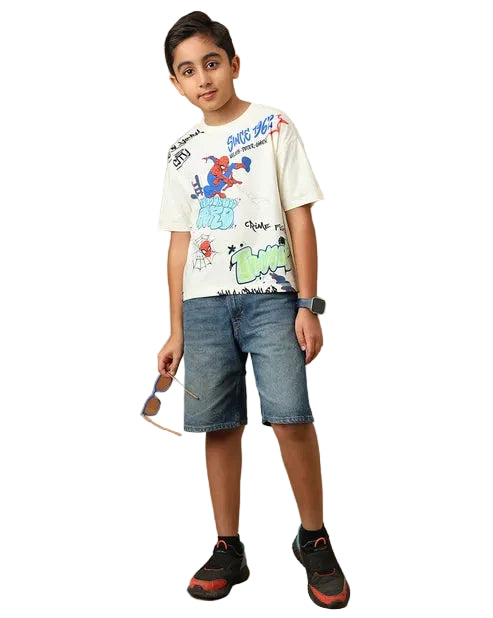 Spiderman 5405 Egret Kids T Shirt