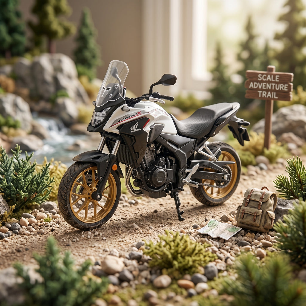 MSZ Honda CS400X Silver 1:12 Vehicle