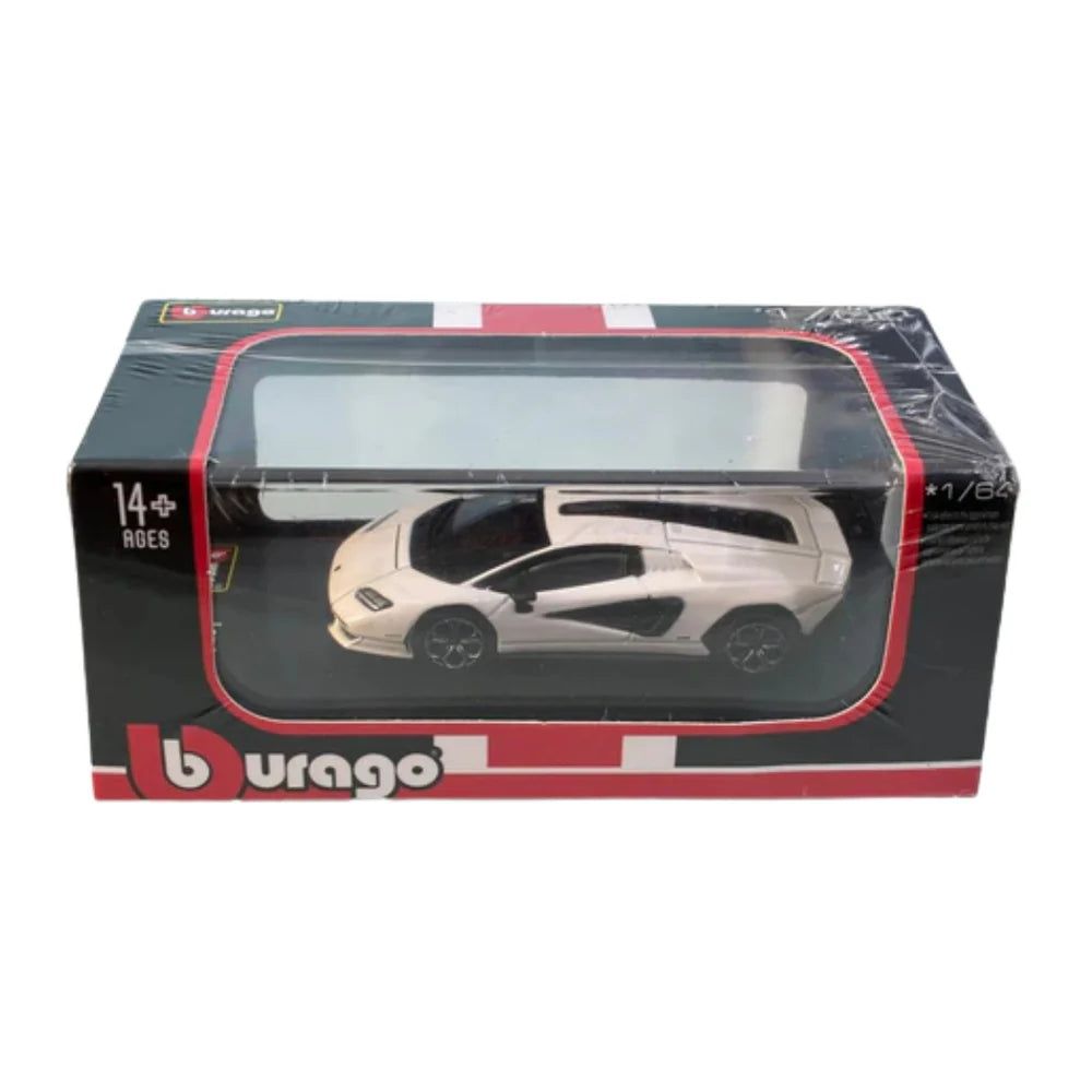 Bburago 1/64 Lamborghini Countach LPI 800-4 White Diecast