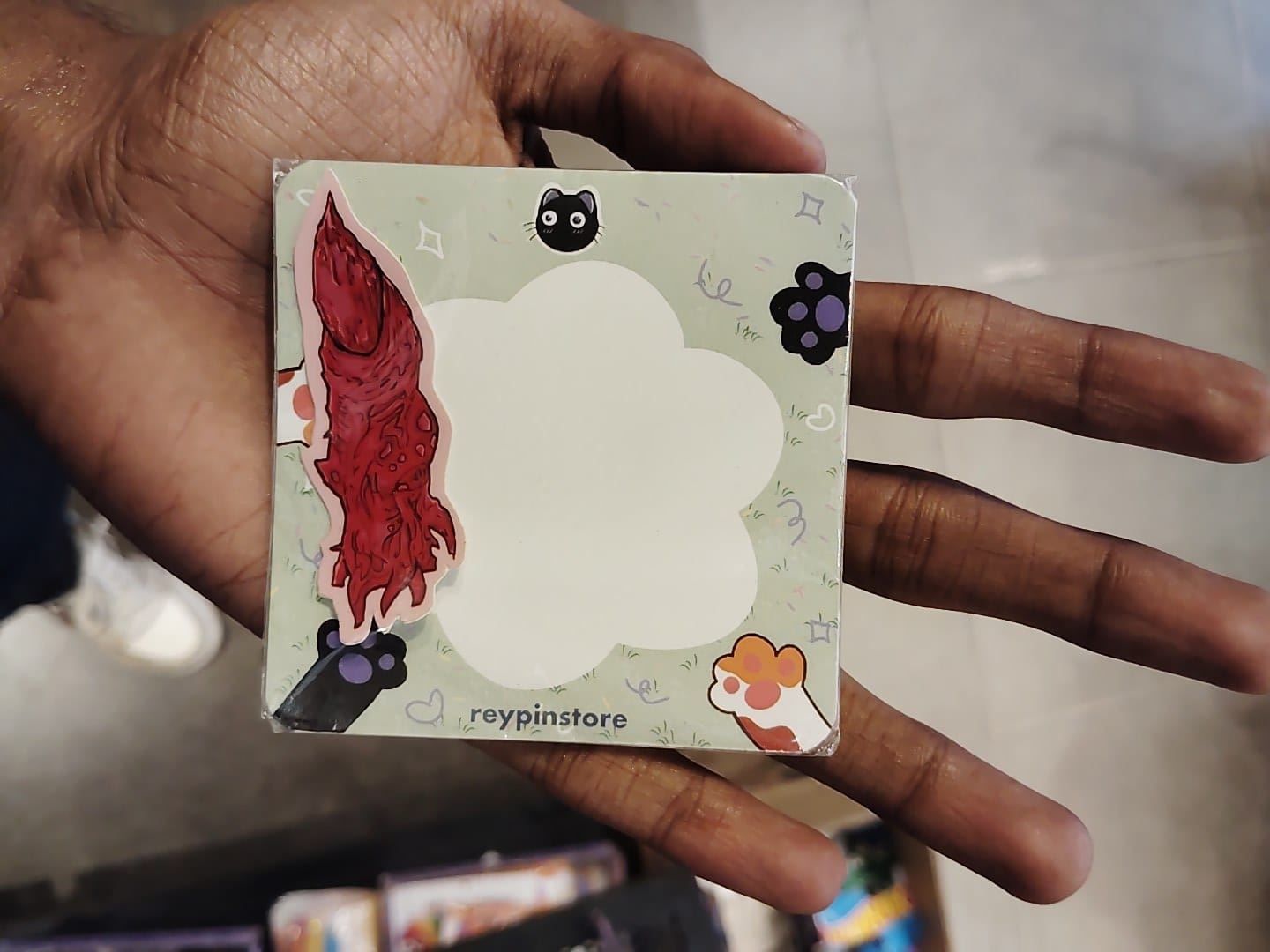 Jujutsu Kaisen Sukuna Finger Sticker