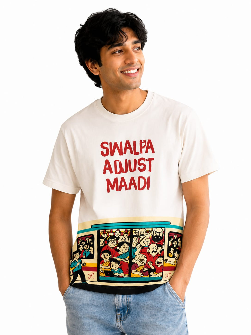 Swalpa Adjust Maadi Bengaluru T Shirt