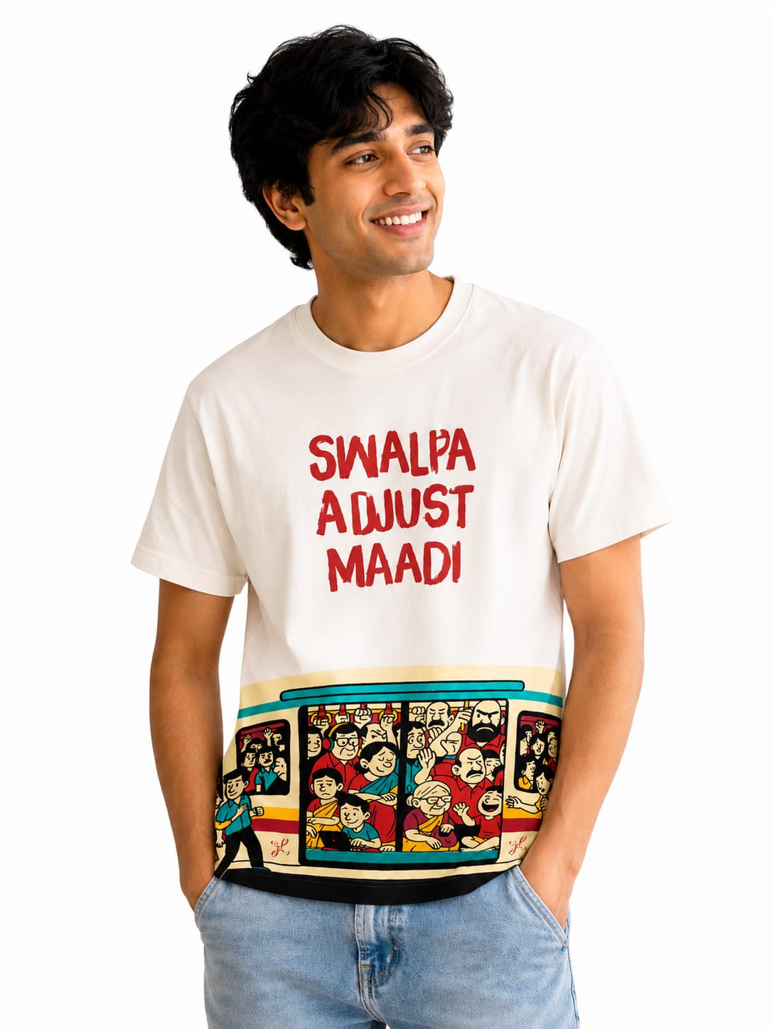 Swalpa Adjust Maadi Bengaluru T Shirt