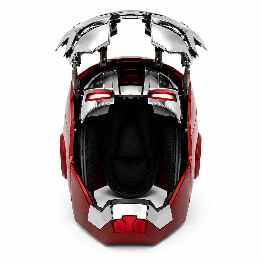 Iron-Man MK 5 Electronic Helmet: Voice & Remote Controlled (Silver)