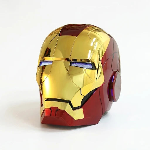 Iron-Man MK 5 Electronic Helmet: Voice & Remote Controlled (Gold)