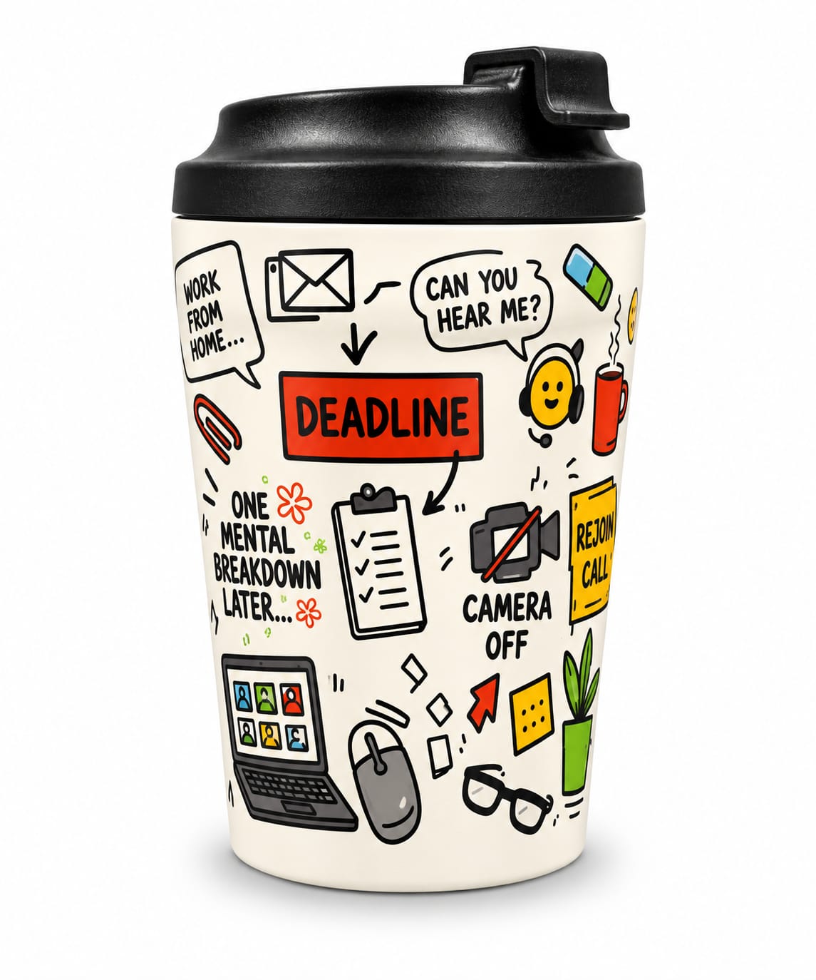 You're on Mute Travel Mug