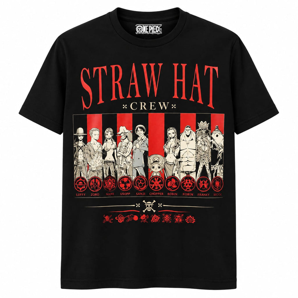 One Piece 9085 Black T Shirt