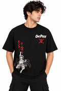 One Piece 4167 Black Loose Fit T Shirt