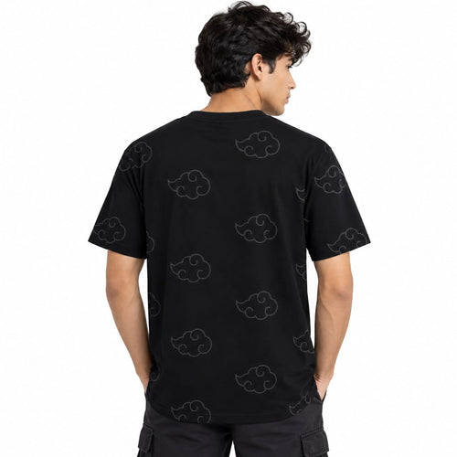 NARUTO ITACHI KUNAI BLACK OS T SHIRT